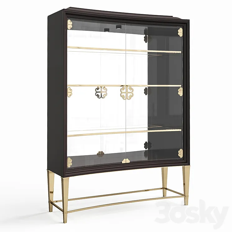 Bar cabinet The Connoisseurs Display Cabinet Caracole 3DS Max