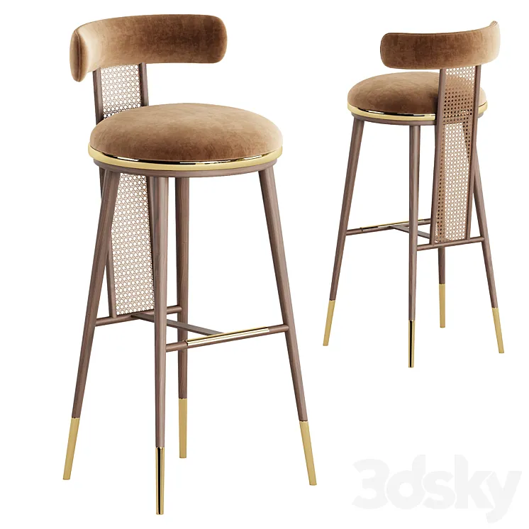 Bar Chair BLAKEY 3DS Max Model