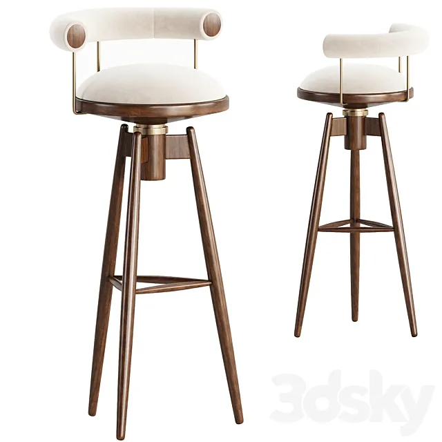 Bar Chair DYLAN 3DS Max Model