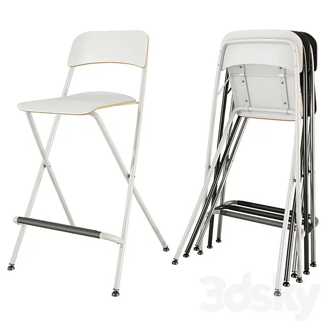 Bar chair Ikea FRANKLIN 3DSMax File