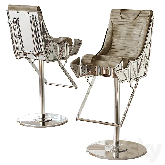 Bar chair Michael Baker MK10 from Hangar 54 3ds Max