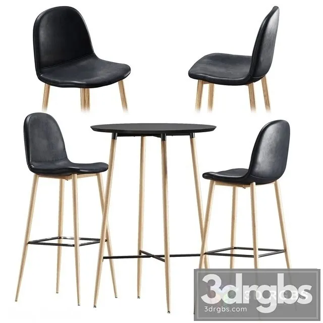 Bar Chair Table Jysk Jonstrup 3dsmax Download