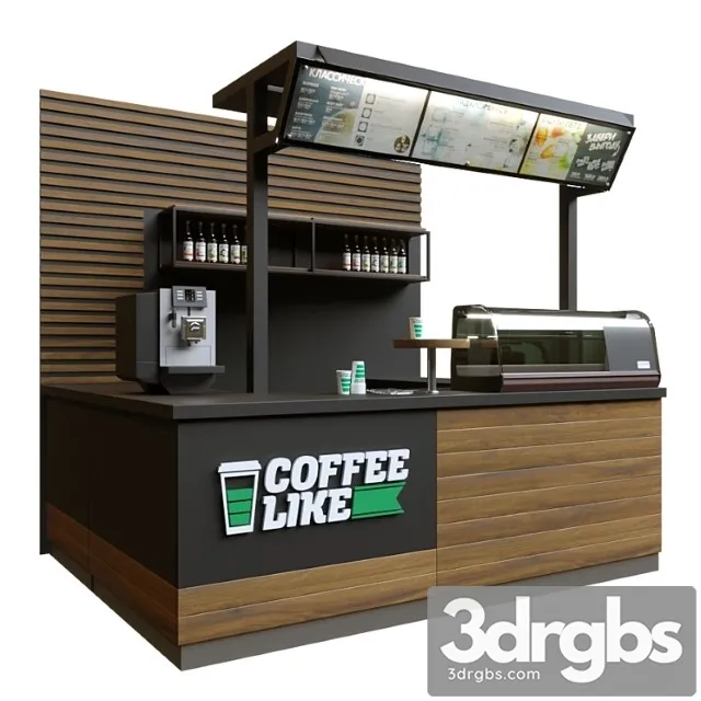 Bar counter coffee like 3dsmax Download