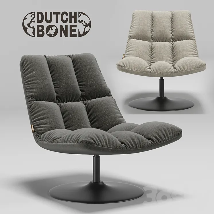 Bar lounge chair 3DS Max