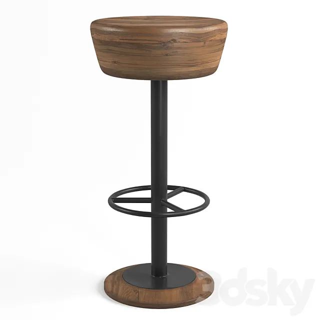 Bar stool 3DS Max Model