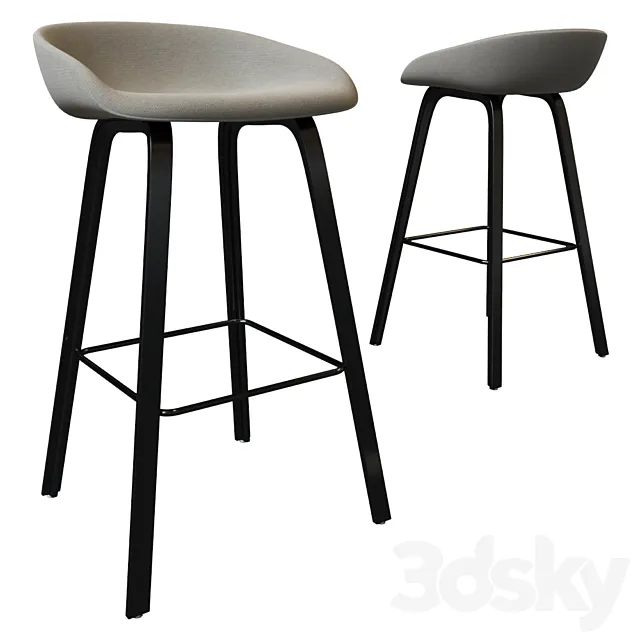 Bar stool 3DS Max Model