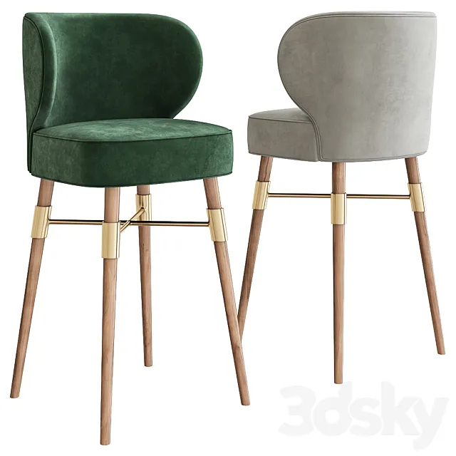 Bar stool 3DS Max Model