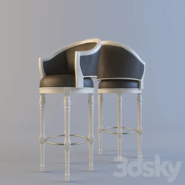 bar stool 3DSMax File