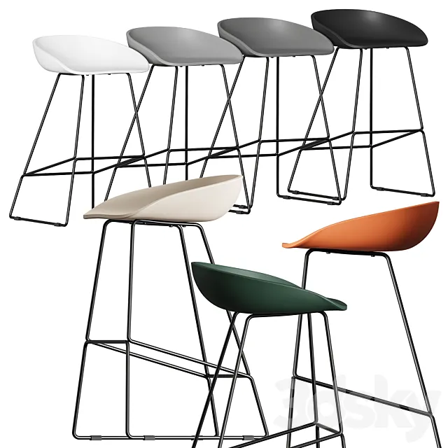 Bar stool aas 3DS Max Model