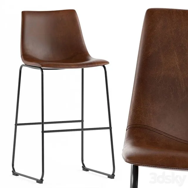 Bar stool Adan Bar Stool (or Pranzo Vermut) 3dsMax Model