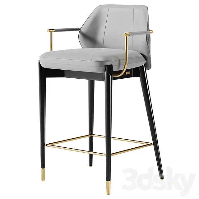 Bar stool Algerone II 3ds Max