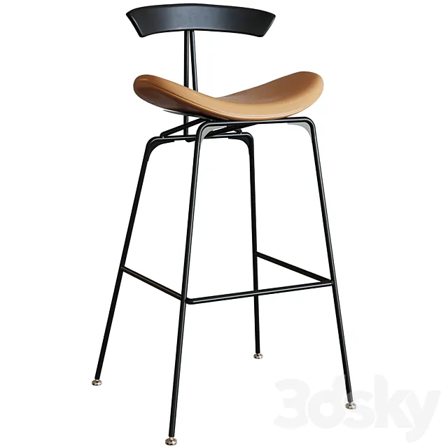 Bar stool Ant Bar Stool Chair 3DSMax File
