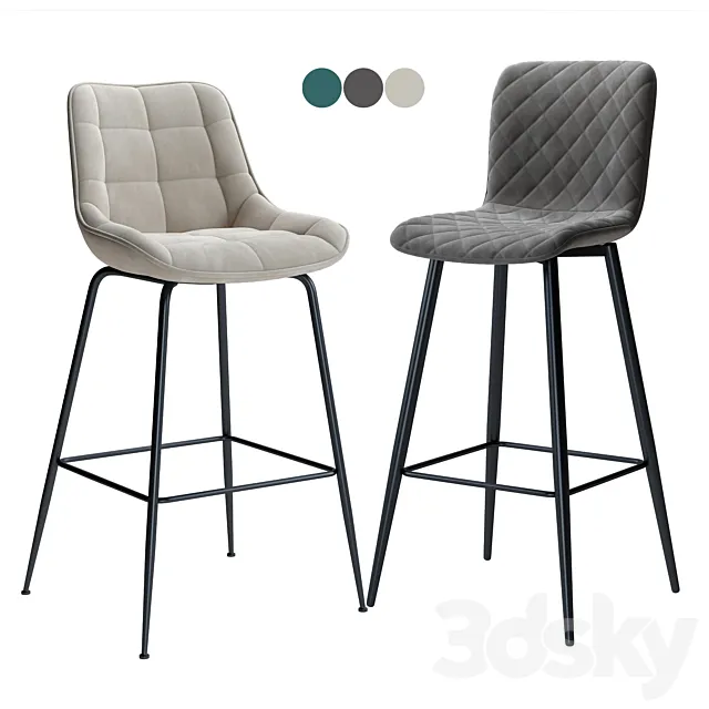 Bar stool B-140 Tarli 3DS Max Model