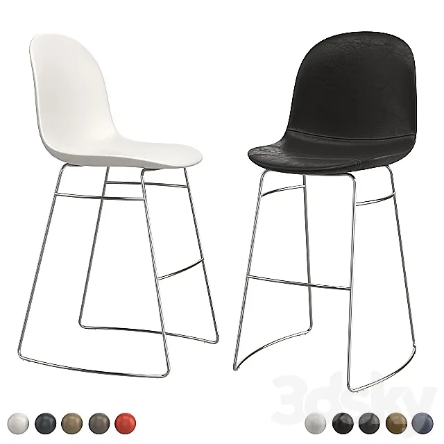 Bar stool Calligaris Academy 2. 3DS Max Model