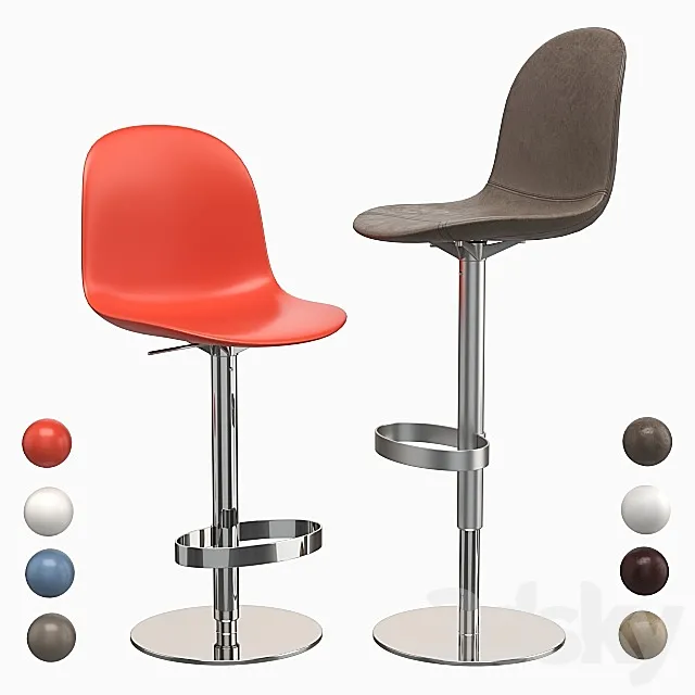 Bar stool Calligaris Academy. 3ds Max