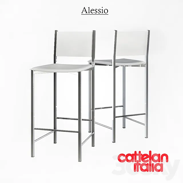 Bar stool Cattelan Italia Alessio 3DS Max Model