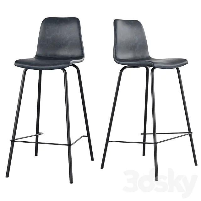 Bar stool Chicago 3ds Max