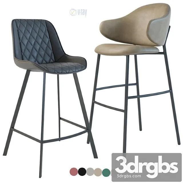 Bar stool & counter stool la forma arian. calligaris holly 2 3dsmax Download