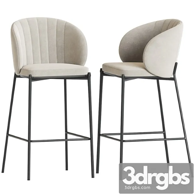 Bar stool cruz shell