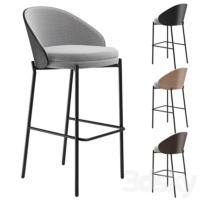 Bar stool Eamy by Kave Home 3ds Max