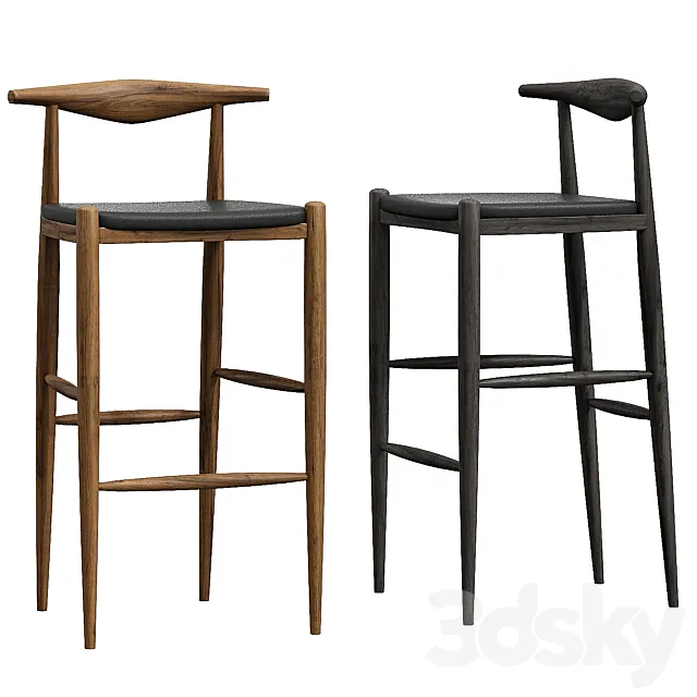 Bar stool elbow 3DS Max Model