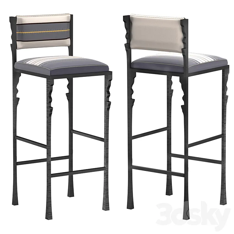 BAR STOOL ENGRENAGE 3DS Max