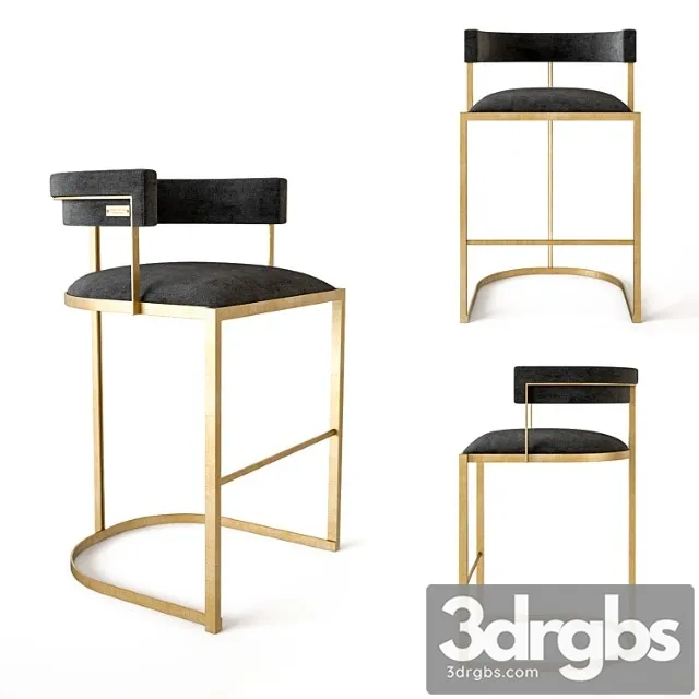 Bar stool fitzgerald bar rooma design & furniture 2 3dsmax Download