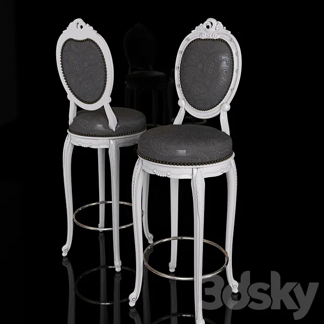Bar stool Francesco Molon 3DSMax File