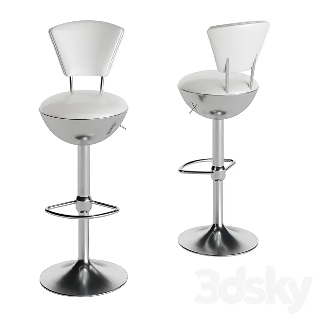Bar stool Francesco molon Eclectica S509 3ds Max