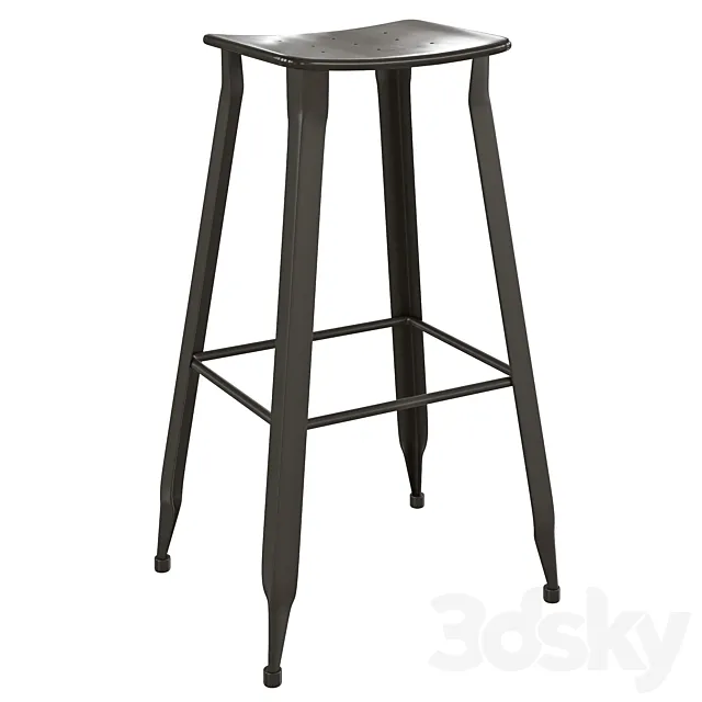 Bar stool GLITZ CC0579R02 3DS Max Model