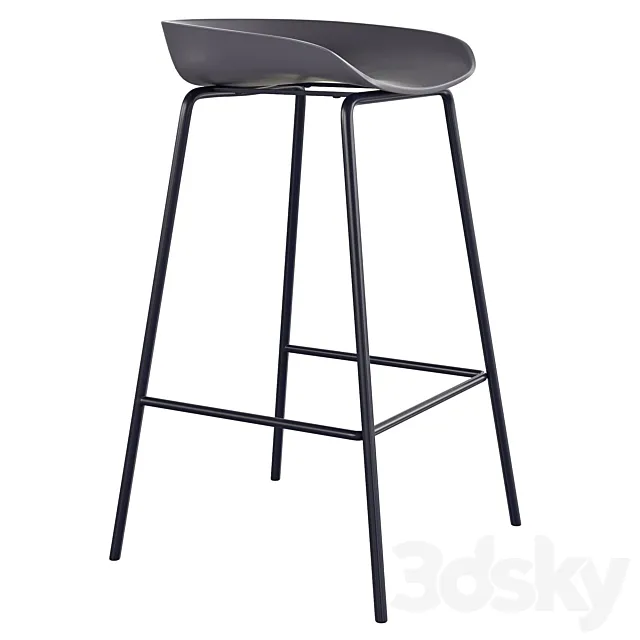 Bar stool Halmar H94 3DS Max Model