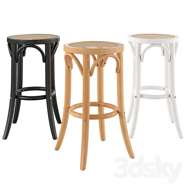 Bar stool Harlo 3ds Max