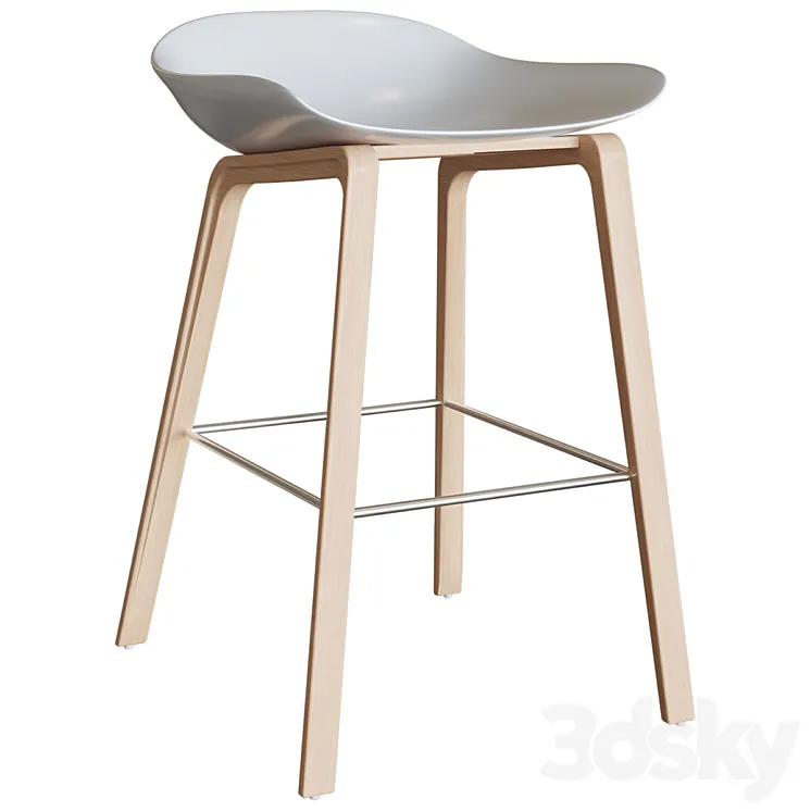 Bar stool Hi-Light Barstool Chair 3DS Max Model