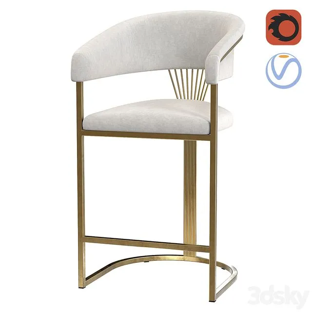 Bar stool HORDIA 3dsMax Model