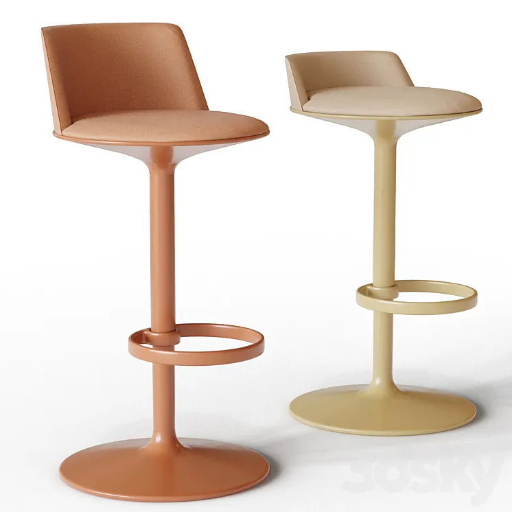 Bar stool HULA 46 – Andreu World 3DS Max