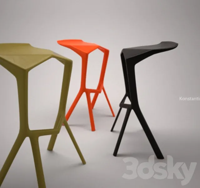Bar stool konstantin grcic 3dsMax Model