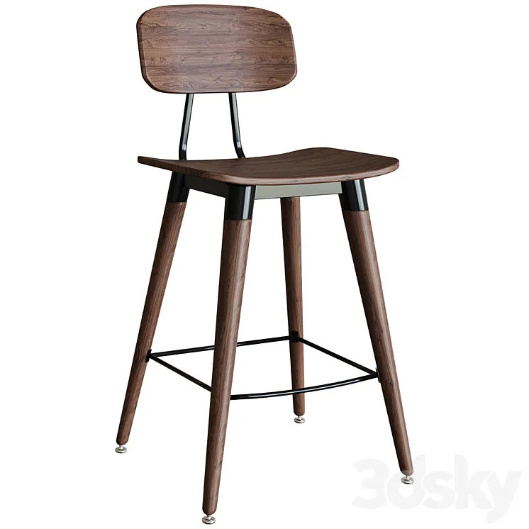 Bar stool Lao Bar Stool Chair 3DS Max Model