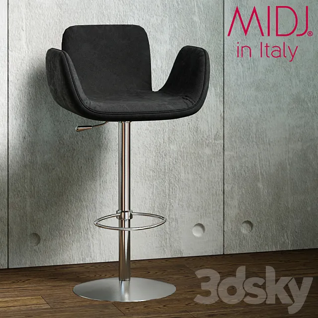 Bar Stool Midj Light SG TS 3DS Max Model