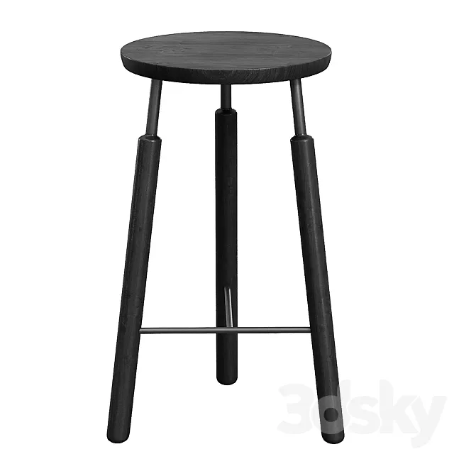 BAR STOOL NA4 BY NORM ARCHITECTS FOR & TRADITION 3DS Max Model