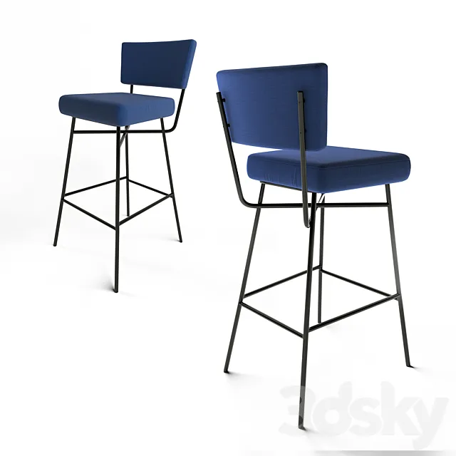 Bar stool orfeo artflex 3DSMax File