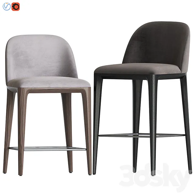 Bar stool play 3DSMax File