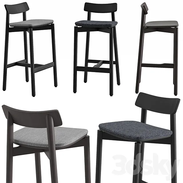 Bar Stool Rib 16 3ds Max