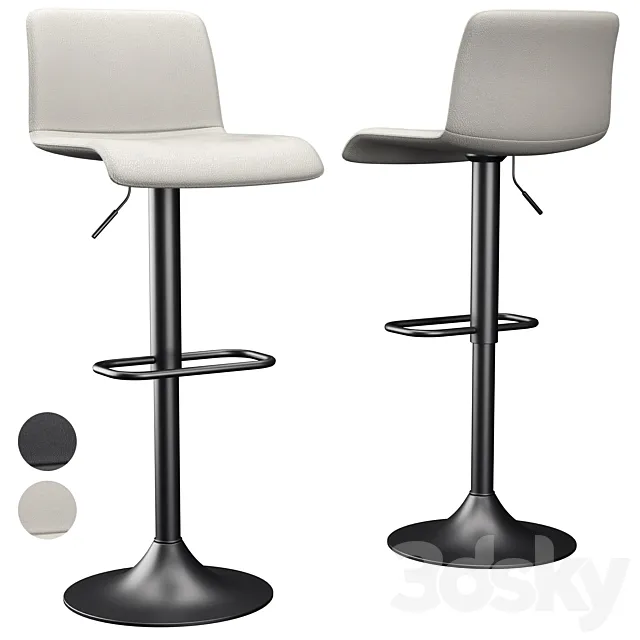 Bar stool Sean 3ds Max