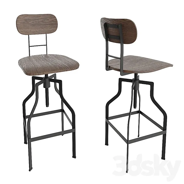 Bar stool Signal Drop. 3DS Max Model