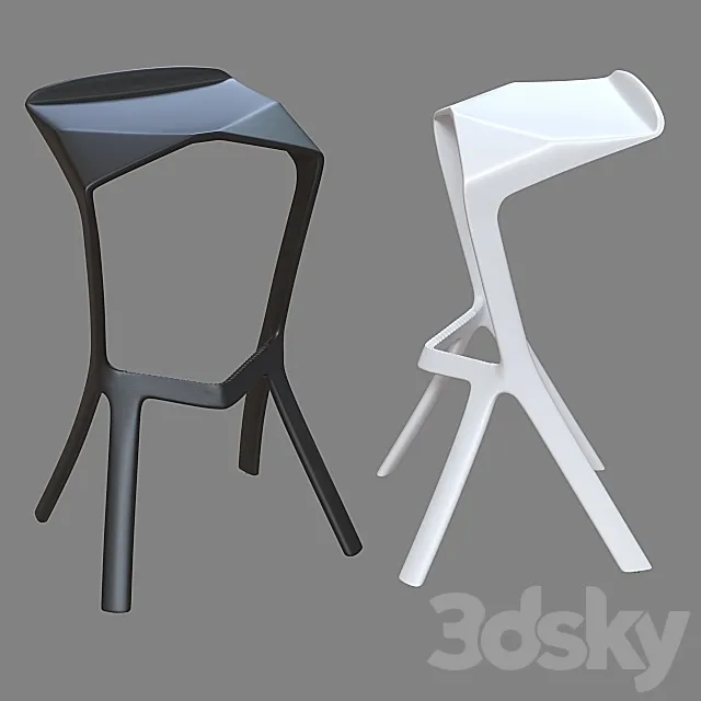 Bar stool Signal Hoker Volt. 3ds Max