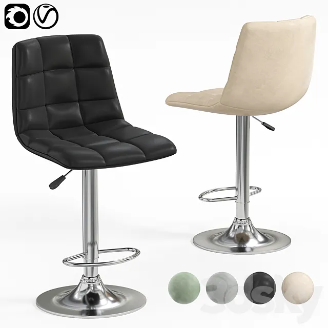 Bar stool tailor 3ds Max
