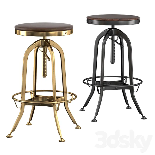 Bar stool TOLEDO 3DS Max Model