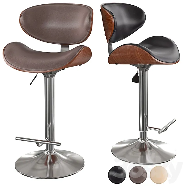 Bar stool Tom 3ds Max