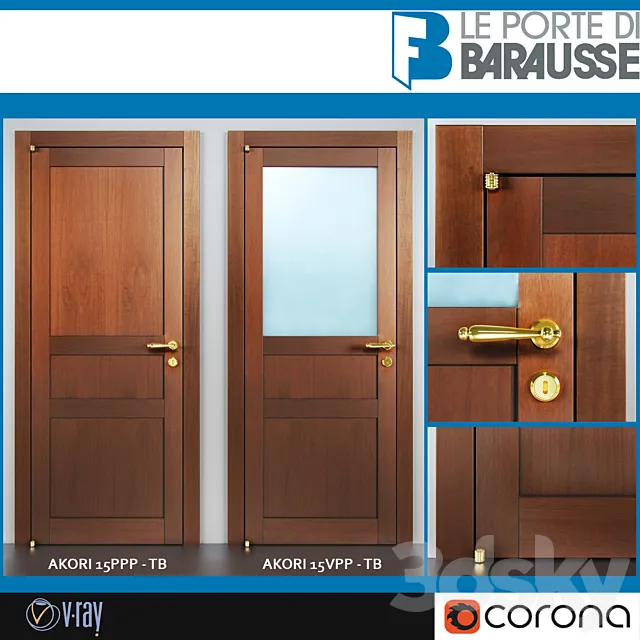 Barausse doors 3DS Max Model