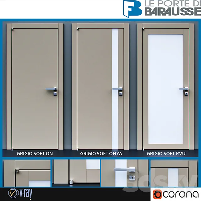 Barausse doors 3DS Max Model